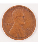 1909-S 1C Lincoln Cent in Very Fine VF Condition, All Brown, Full Wheat ... - £117.33 GBP