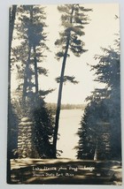 Vintage 1930&#39;s DOPS RPPC Lake Itasca Douglas Lodge Itasca State Park MN Postcard - £14.65 GBP