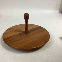 Vintage 1964 Digsmed Danish Modern Teak Wood Serving Tray Chacuterie Board - $34.49 CAD