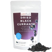 powbab Dried Black Currants - 100% Ribes Nigrum Berries, Unsweetened (4 oz) - £19.54 GBP