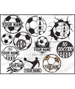 Soccer Mom Svg, Soccer Svg, Name Soccer Svg, Soccer Shirt Svg, Soccer Ball. - $3.99