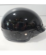 Harley Davidson XL Half Helmet Black Style HD-S1V Used  - $39.55