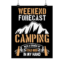 Camping Meme Poster: Matte Vertical Print for Your Adventure-Seeking Soul - £11.33 GBP+