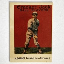 Alexander 1915 Cracker Jack Card #37 Reprint 7/24 Philadelphia Nationals 1993 - £20.06 GBP