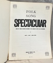 Folk Song Spectacular Sheet Music Songbook 101 Songs Hollis Music Inc - £4.65 GBP