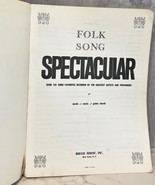 Folk Song Spectacular Sheet Music Songbook 101 Songs Hollis Music Inc - £4.74 GBP