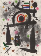 Artebonito - Joan Miro Lithograph DM02195 DLM 1971 - £47.96 GBP