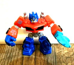 Transformers Rescue Bots 3.5&quot; Optimus Prime Action Figure Playskool Cake Topper  - £3.36 GBP