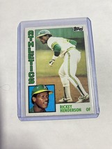 1984 Topps Rickey Henderson HOF #230 Oakland Athletics - $3.95