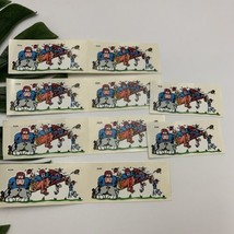 BJ Vintage 80s Football Team Stickers Lot of 10 Animals Joke Funny Sports - $15.83