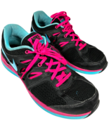 Nike Dual Fusion Lite 599571-004 Black Blue Pink Running shoes size 10 - €27,20 EUR