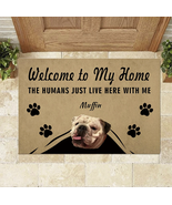 Custom Welcome Funny Dog Doormat - $42.99+