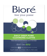 Biore Daily Facial Cleansing Cloths 60.0EA - £26.43 GBP