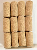 Lot of 12 BLANK Natural Wine Corks Used Crafts Projects Kids DIY Wedding... - $12.37