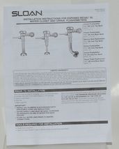 Sloan Regal Flushometer 186-1 XL Standard Segment Diaphragm Exposed image 9