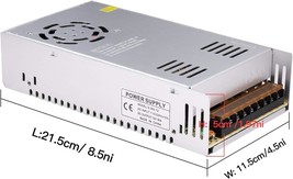 DC 12V 30A Power Supply 360W Universal Regulated Switching AC to DC Conv... - $54.60