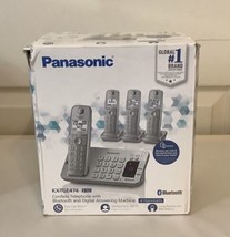 Panasonic Link2Cell Bluetooth Cordless DECT 6.0 Expandable Phone KX-TGE474S - £86.14 GBP