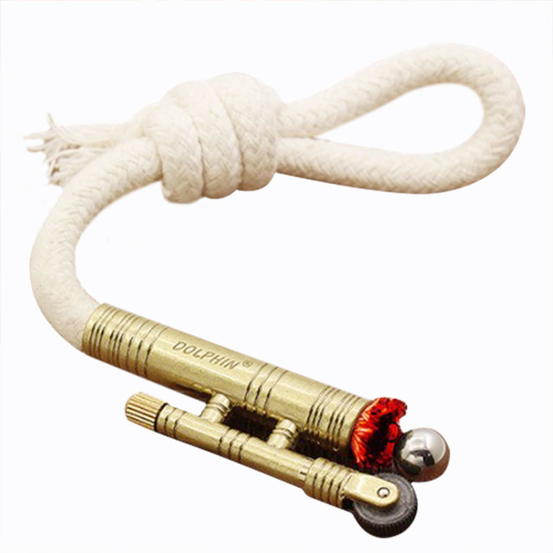 Velvet Fire Starter, Retro Brass Rope Lighter (No Need for Kerosene/Gas) - $18.95