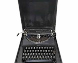 Remington Rand Deluxe Model 5 Manual Typewriter W Portable Carrying Case... - $98.95