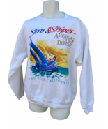 Vtg Stars &amp; Stripes America’s Cup Defense ‘92 sweatshirt L Sailing San D... - $49.49