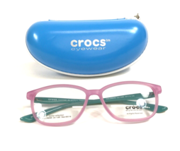 Crocs Kids Eyeglasses Frames Mod.JR6048 Col.10BE Pink Green Full Rim 49-14-128 - $64.34