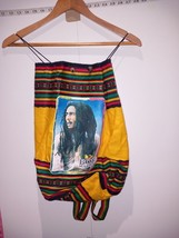 BackPack DrawString Vintage Bob Marley Rasta Zion Bag Multicoloured Express Ship - £22.30 GBP