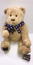 Gund 100th Anniversary Wish Teddy Bear Plush Stuffed Animal Brown Large 18&quot; 2002 - £45.21 GBP