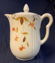 1930s-40s Hall’s Superior Quality Kitchenware Autumn Leaf Coffee Tea Pot... - $19.15