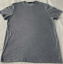 Theory Essential Crew Neck T-Shirt Men Silver Short Sleeve Designer Size... - $693.69 MXN