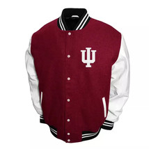 Indiana University Varsity Jacket – Crimson and White Letterman Style - $150.00+