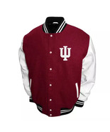 Indiana University Varsity Jacket – Crimson and White Letterman Style - $150.00+