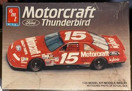 AMT Ertl Motorcraft Thunderbird #15 Bodine NASCAR 1/ 25 Model Kit Open Box - $6.79