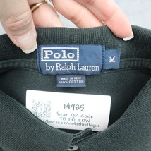 Polo Ralph Lauren Shirt Womens M Black Chest Larger Polo Horse Short Sle... - £23.37 GBP