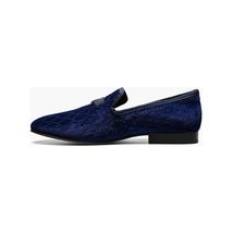 Stacy Adams Valet Slip On Bit Loafer Men's Shoes Blue Blue 25166-400 image 5