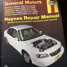 Haynes 38026 Repair Manual for Chevrolet Malibu 97 -03 Pontiac Grand Am ... - $18.91