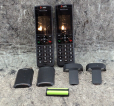 Lot of 2 Polycom VVX D230 DECT IP Phone Handset - Black - Replacements - $49.99