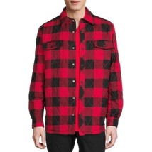 George Men&#39;s Buffalo Plaid Shirt Jacket,  Red  Size M(38-40) - £27.95 GBP