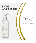 PURE WHITE WHITENING BODY LOTION REDUCES DARK PATCHES FADES SCARS MELASMA - £43.63 GBP