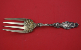 Lily by Whiting Sterling Silver Cold Meat Fork large 9 1/4&quot; - £304.10 GBP