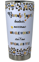 Chaos Coordinator 20 Oz. Stainless Steel Travel Mug Tumbler Gift Women Co-Worker image 6