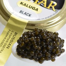 Kaluga Fusion Sturgeon Caviar, Black - Malossol, Farm Raised - 5.5 oz, glass jar - $338.27