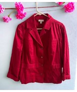 NWT Charter Club Women&#39;s Size XL Villa Barbie Pink Jacket Button Blazer - $54.09 CAD