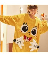 SpongeBob Fleece Pajama Robe | Women Sleep Robe Nightdress Plush PJ One ... - $114.00