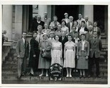 July 1958 Killarney Ireland Tour Group Black and White Photo - $17.80