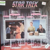 STAR TREK 21 &amp; 15: Tomorrow Is Yesterday, Court-Martial Laser Videodisc - £3.15 GBP