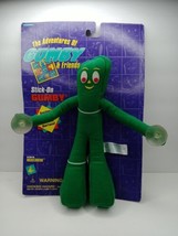 Vintage 1988 Fancy Gumby Plush Toy Ace Novelty Co. Stickon Gumby - £16.01 GBP