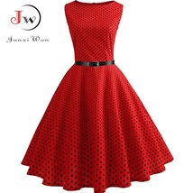 019 casual floral retro vintage 50s 60s robe rockabilly swing pinup vestidos valentines thumb200