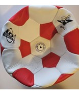 Official Lubricated needle  Weight Soccer Ball Size 5 Colors Red &amp; White - $460.68 MXN