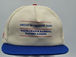 VINTAGE AMOCO 1995 Legends Game MLB Players Alumni Snapback Hat/Cap - Bo... - £22.05 GBP