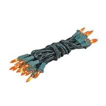 Amber Green Wire Mini Lights 20 Light 8.5 Ft - $244.02 MXN